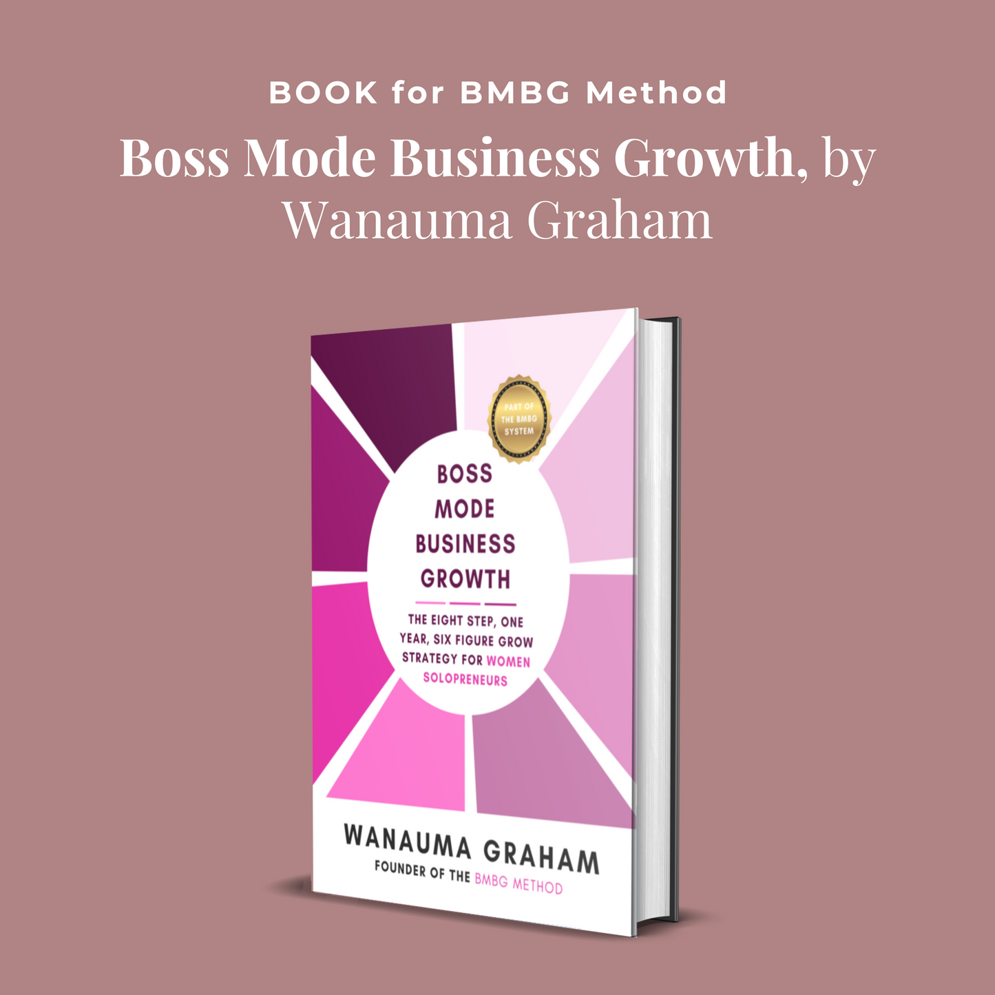 Boss Mode Business Growth by Wanauma Graham (Hardcover Book 5.5x8.5)